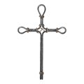 Dicksons 10.5 x 15.5 in. Silver & Copper Metal Wall Cross MWC-356